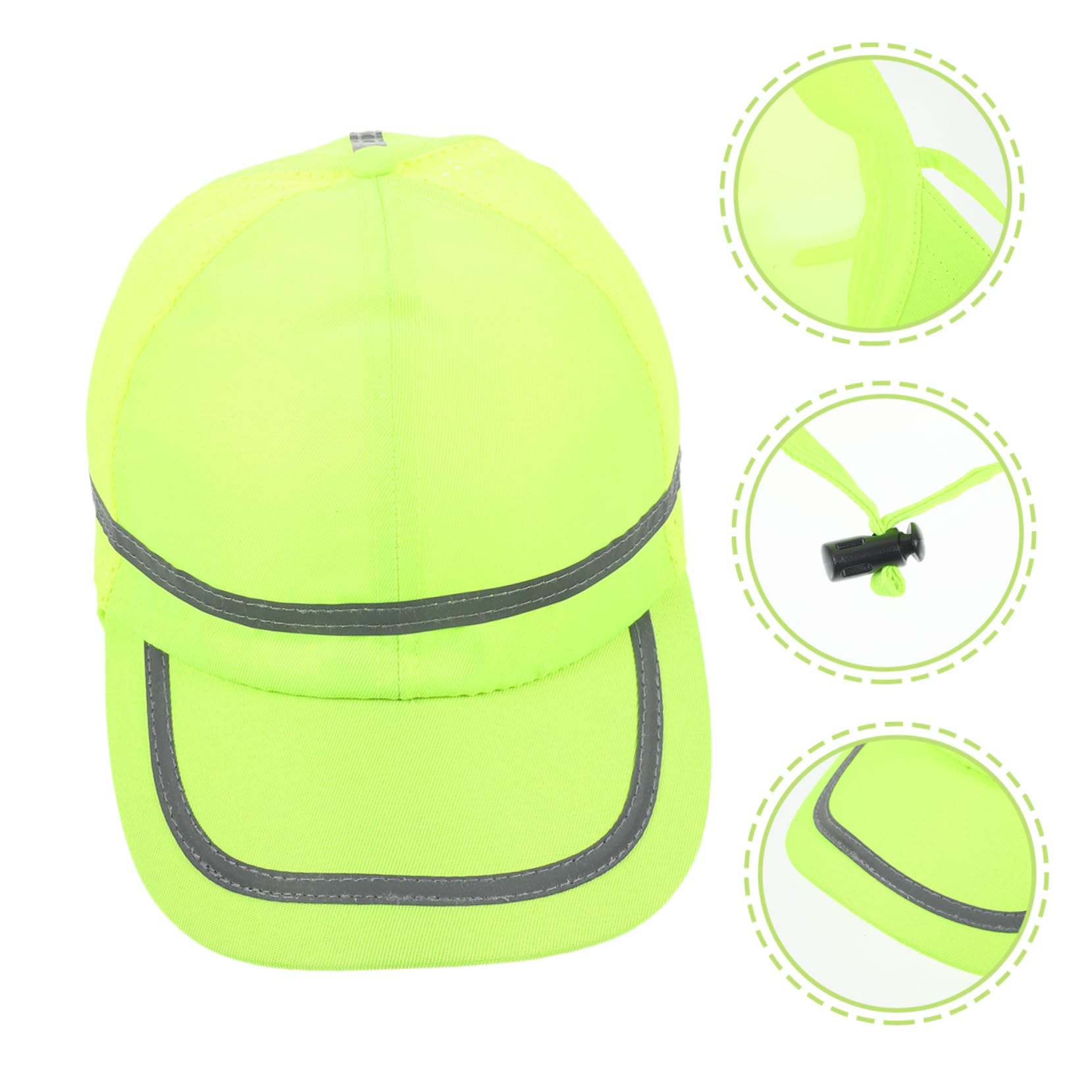 jojofuny Casco De Seguridad Reflectante Sombrero Duro Capó para Hombres Casco Gorras Hombres Sombreros Reflectante para Deportes Al Aire Ciclista