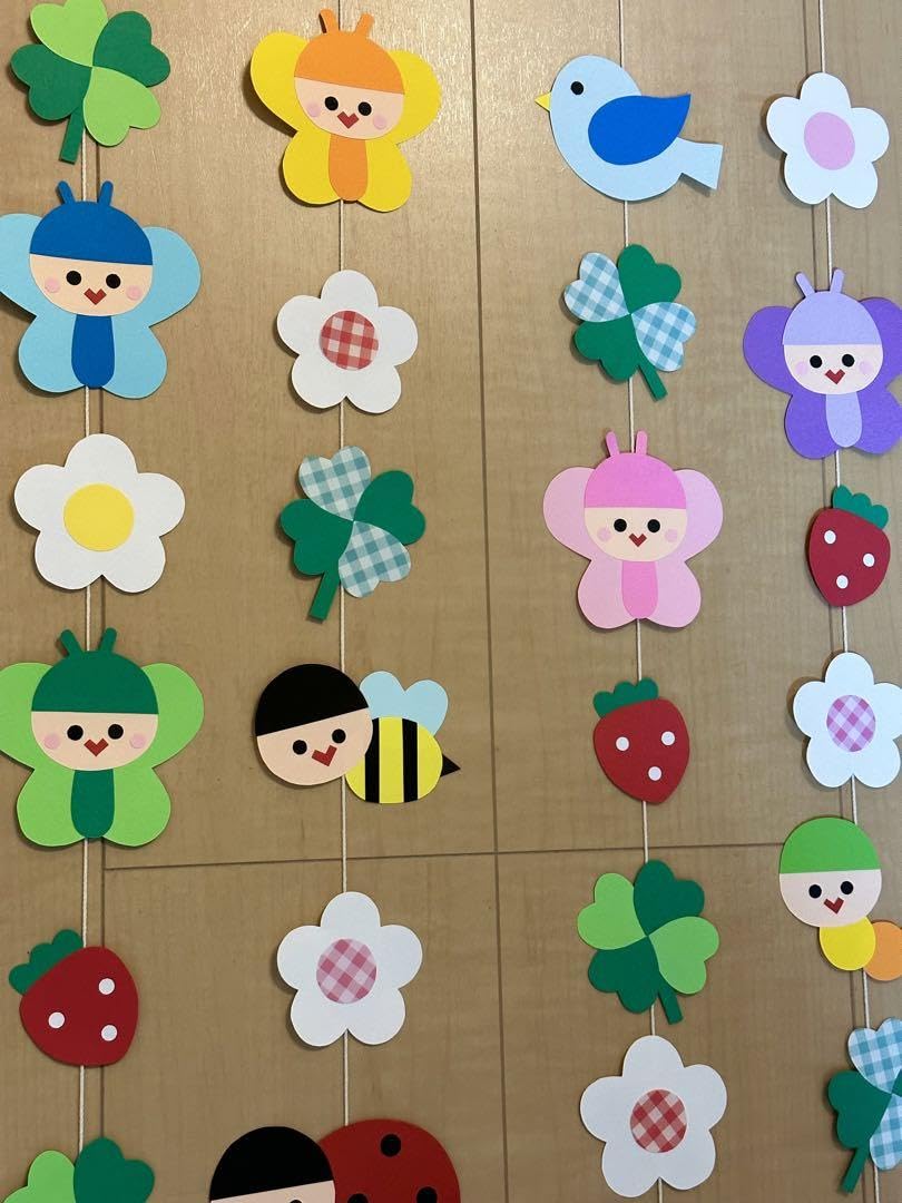 Amazon.co.jp: ノーブランド品春壁面飾り吊るし飾りガーランド保育