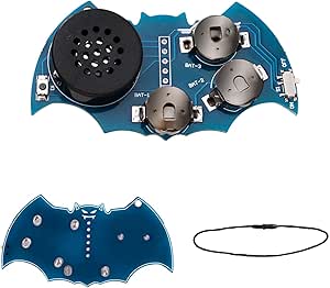 Bat Shape Cricket Noise Maker - 16 Sound Prank Device With Random Timer