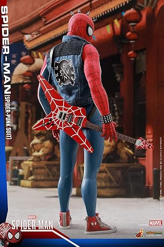 Miniatura 5 de Hot Toys Marvel's Spider-Man VGM32 Spider-Man (traje Spider-Punk) escala 1/6 de 12 pulgadas