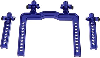 Atomik RC Alloy Body Mount Set - Compatible with Traxxas - Ford GT, Blue - TRX 8315