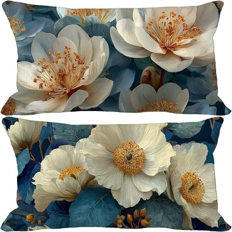 Housses de coussin étanches 40x70 contre la pluie pour salon de jardin