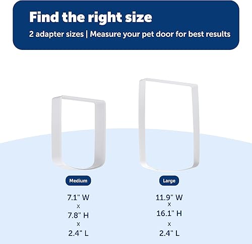 Miniatura 18 de PetSafe SmartDoor - Adaptador de instalación de puerta para mascotas, permite la instalación en metal, vidrio y paredes, minimiza la interferencia