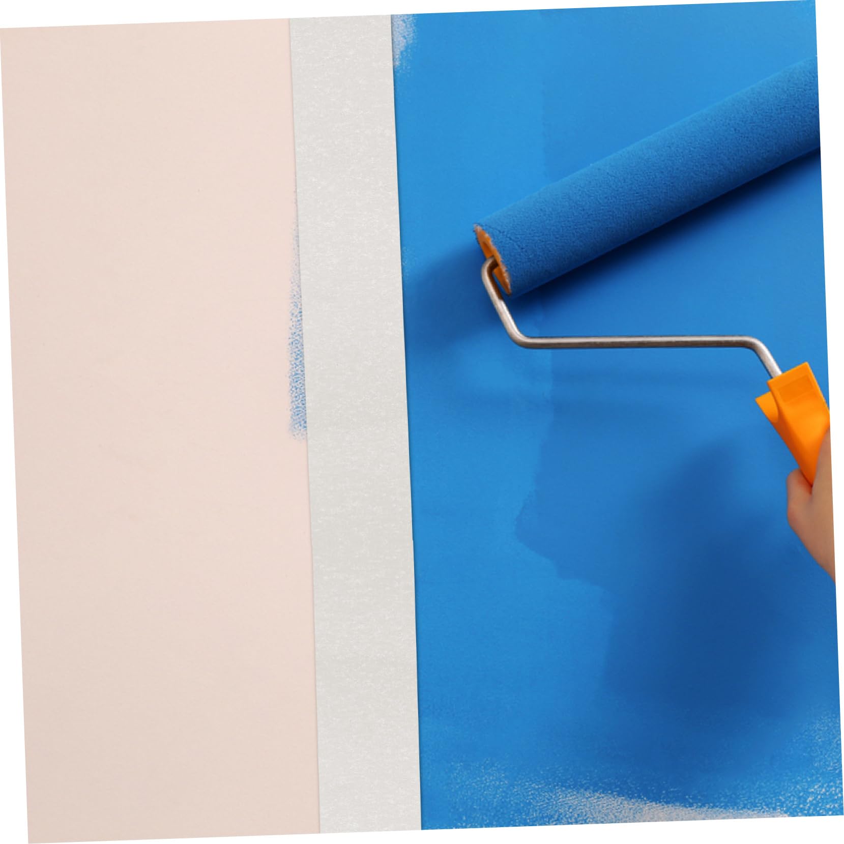 6rouleaux Ruban Adhésif Blanc Pour Peinture Masquage Voiture Décoration Maison Facile Déchirer Usage Polyvalent Projet Artistique