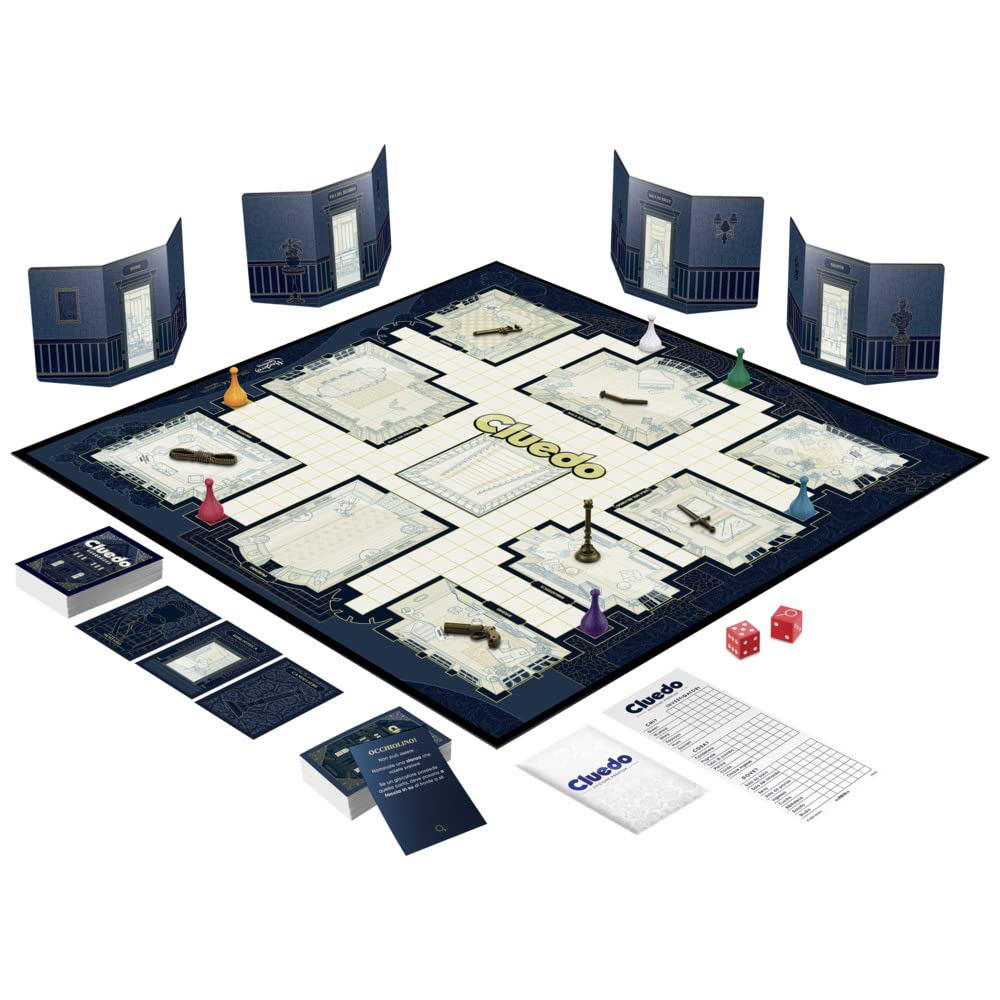 Cluedo, Signature Collection, gioco da tavolo per famiglie per 2-6 giocatori, confezione e componenti premium, gioco dagli 8 anni in su