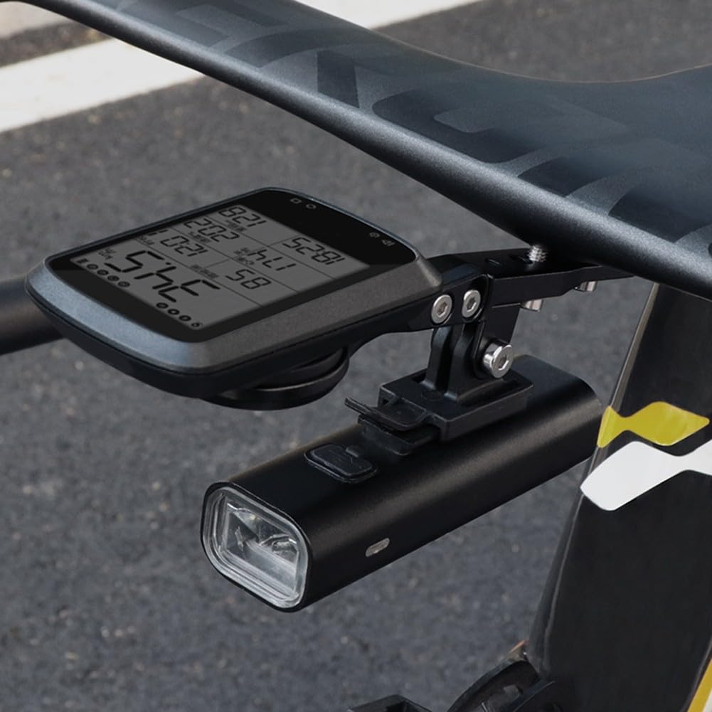 Support de vélo en alliage d'aluminium réglable pour GPS et lampe de poche