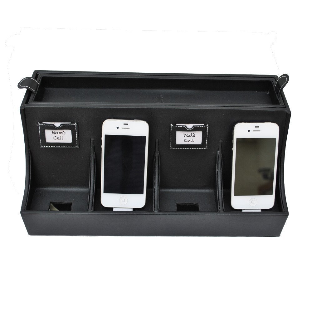G.U.S 4 Dock Smart Phone Charging Station and Valet Universal Organizer