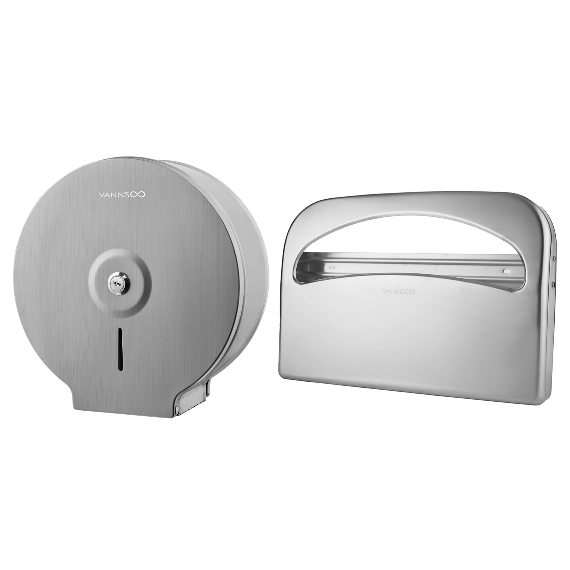 VANNSOO Commercial Toilet Paper Dispenser and Toilet Seat Cover Dispenser