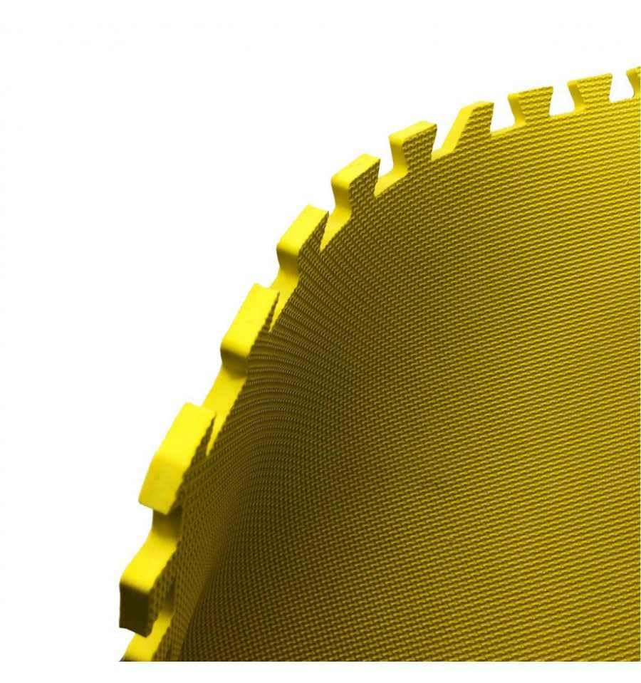 MUGAR- Esterilla Puzle para Suelos de Gimnasio y Fitness | Set de Protección de Goma Espuma de 4 losas de 60x60x1cm