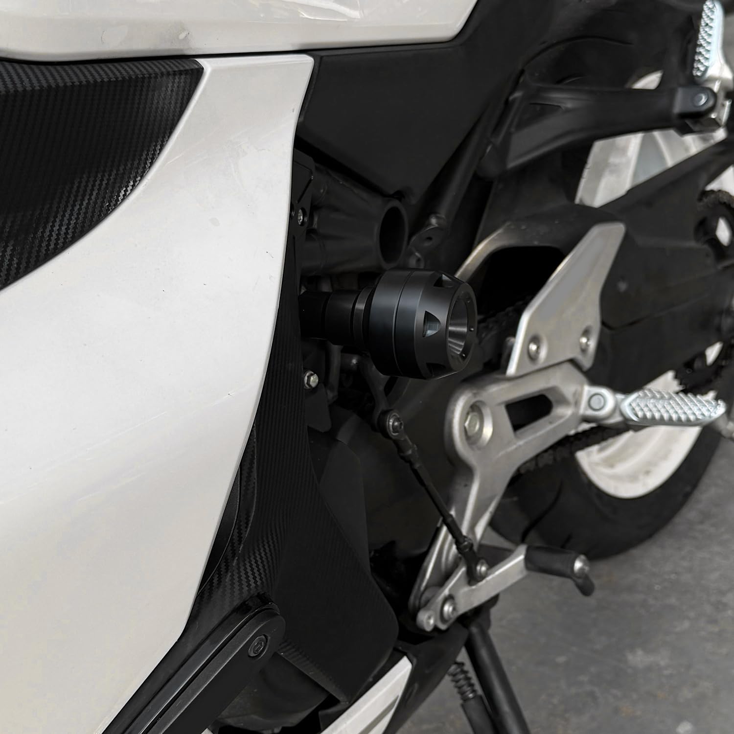 MFGZD Für 450SR Motorrad Sturzpads Sturzschutz Zubehör Für CFMOTO 450SR 450SR-S 450SS 450NK Motorrad Rahmenschutz Antikollisions Fallschutz Slider Crash