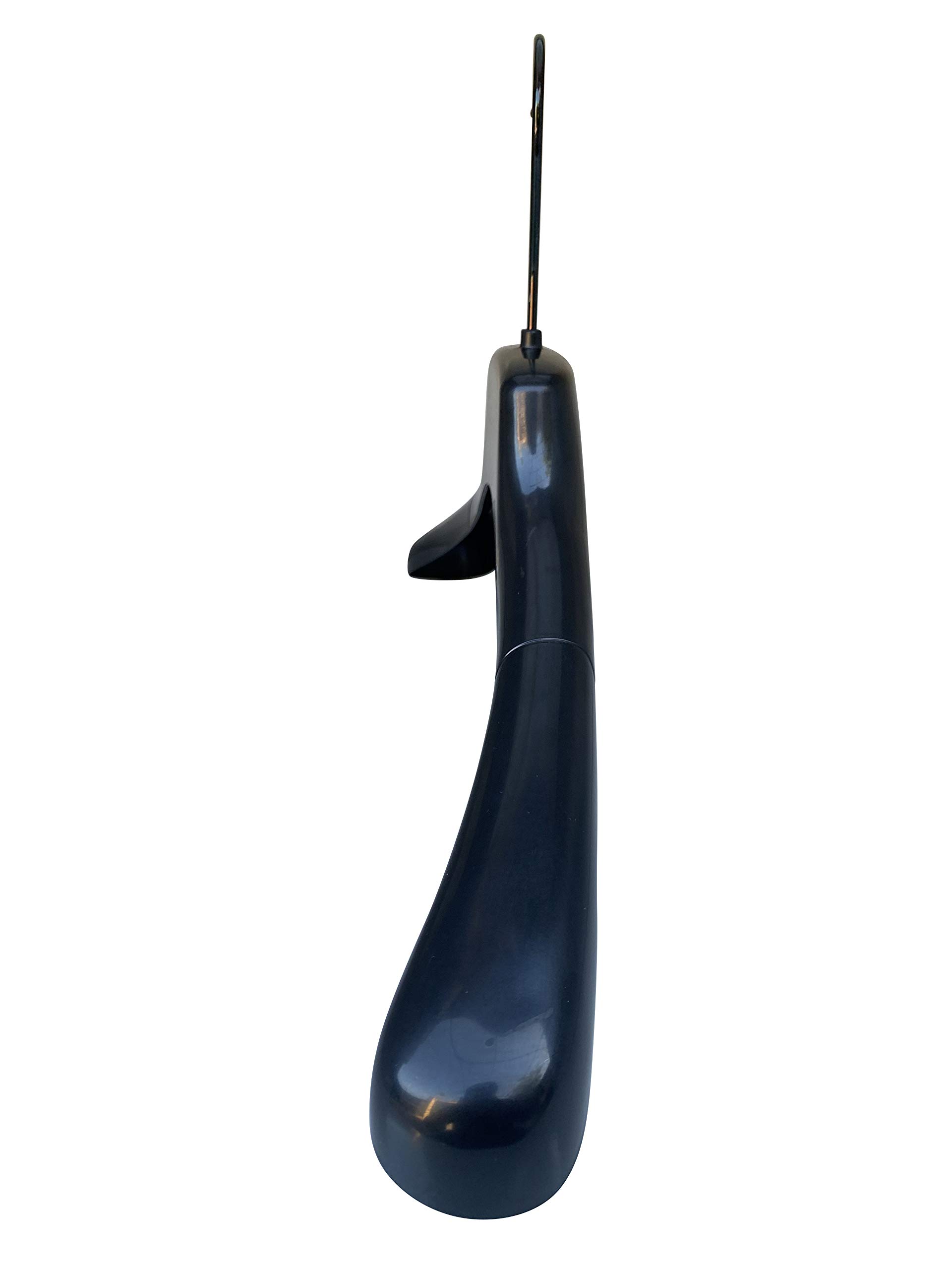 Kiroplast 50 Grucce Personalizzate Appendini Capospalla Felpe Magliette Stampelle Personalizzate Logo Appendiabiti (Gancio Nero Logo Bianco, 42cm)