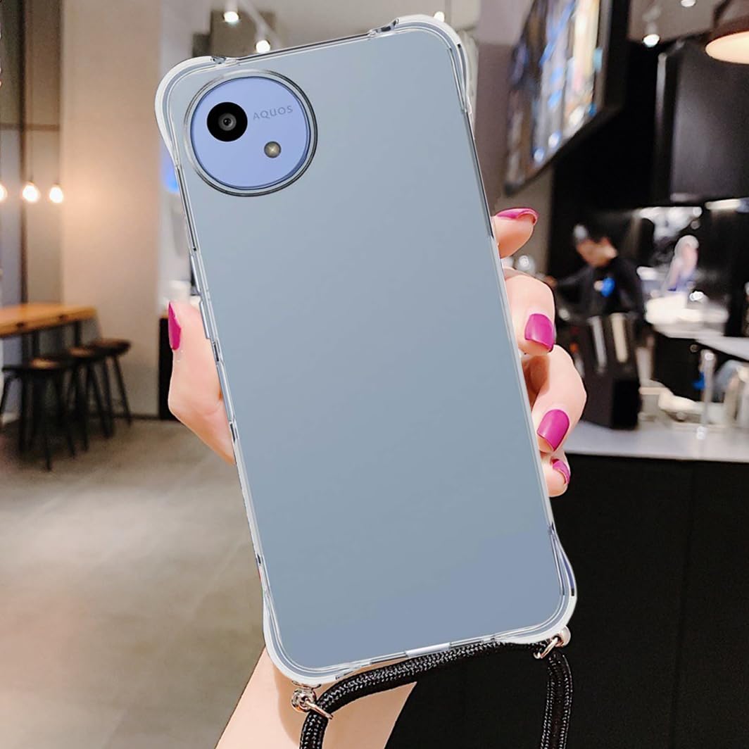 Amazon.co.jp: AQUOS wish5 ケース クリア 透明 カバー SH-52F