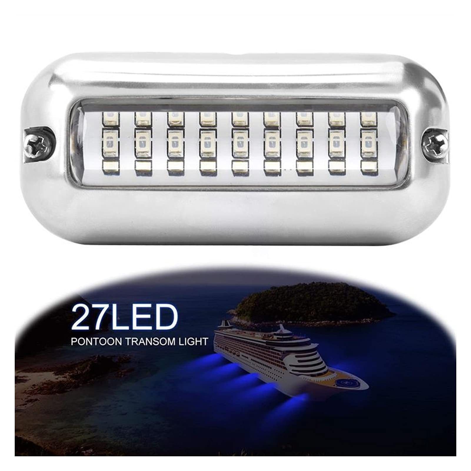 Luci di Navigazione 2.7°12V.PONTOOM TRACCUPA della Barca SUBACQUA Pontoon Pontoon Barche Accessori Barca Acciaio Inossidabile in Acciaio Inossidabile Acciaio in Acciaio in Acciaio Marine IP68