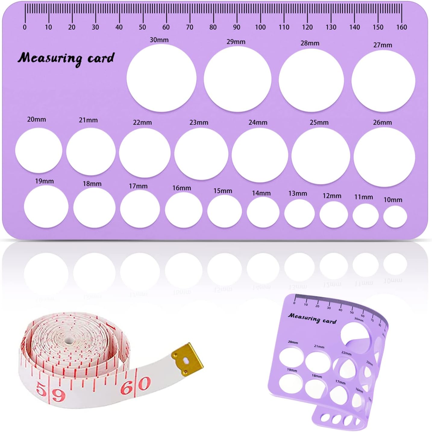 Nipple Ruler of Flange Size Measure for Nipples, Soft