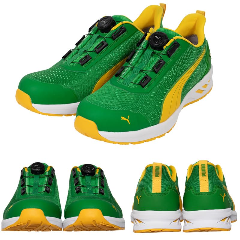 プーマ安全靴#64.408 25.5cmグライドグリーンディスクロー 楽天市場】プーマ 安全靴 64.408.0 グライド グリーン ディスク