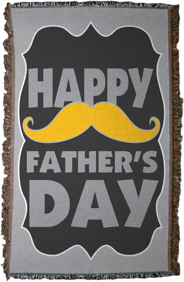 VictoryStore Blanket - Father's Day Woven Blanket, Design 3