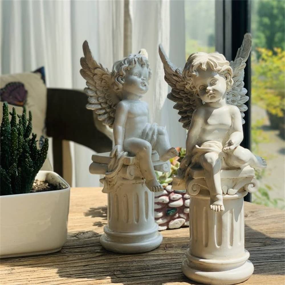天使の恋人の置物 Amazon.co.jp: Fmtop-JP 置物 ガーデンオーナメント 天使 レトロ