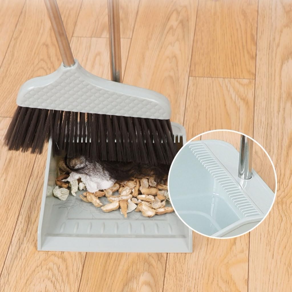 Moderno Juego de Escoba y recogedor de Mango Largo para Suministros de Limpieza del hogar, Barrido con Juego de recogedor para el hogar Conveniente