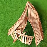Divero Luxus Relaxliege Sonnenliege Strandliege Gartenliege aus Teak-Holz/Akazie mehrfach verstellbar behandelt braun reine Handarbeit faltbar klappbar mit Tragegriff (Teak) - 3