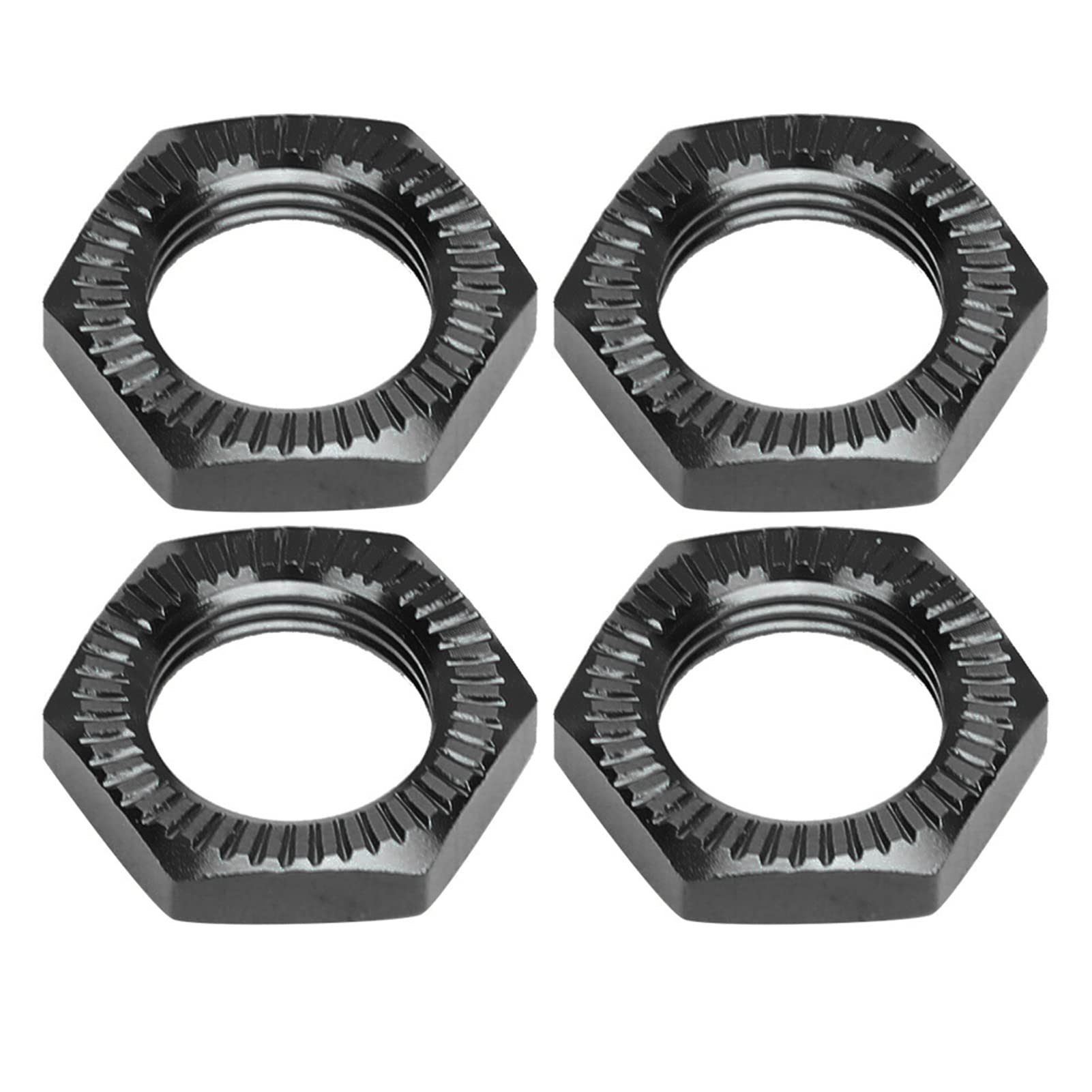 4 Adattatori Estensione Ruota In Alluminio Per Auto RC 1/8 - Da 17mm A 23mm Esagonali - Colore Blu