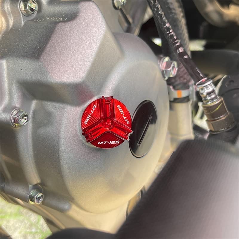 pour Ya&MAHA MT125 MT 125 MT-125 2008-2023 Moto Accessoires Arrière Liquide De Frein Réservoir Bouchon Cylindre Couverture Garde Protecteur