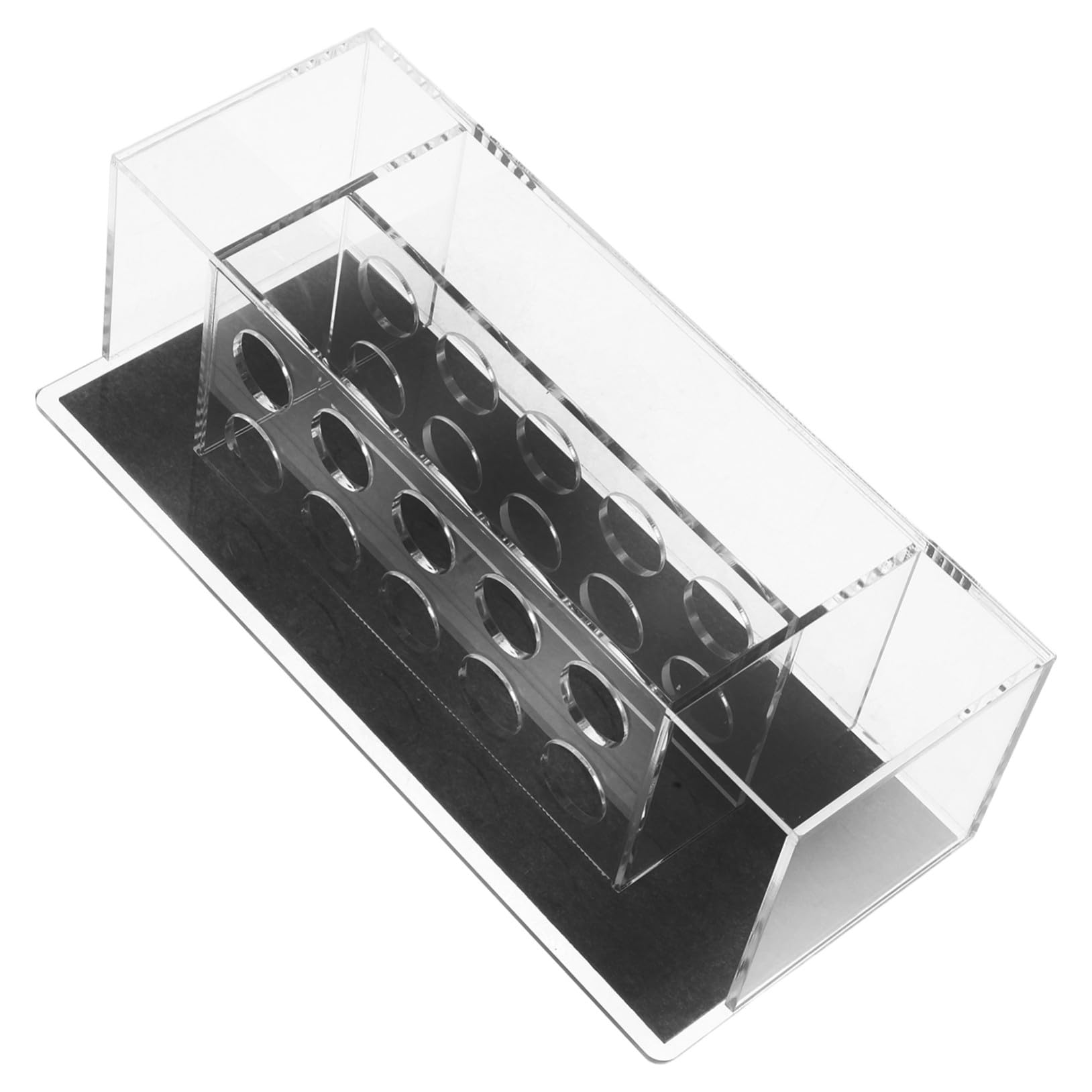 Porta rotuladores magnéticos titular de suministro de oficina soporte para bolígrafo del refrigerador soporte para rotuladores de pizarra Acrílico Transparente
