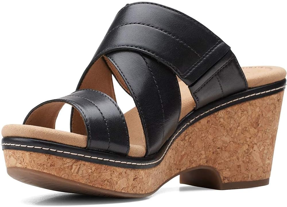 Clarks Women's Giselle Tide Wedge Sandal Platforms & Wedges