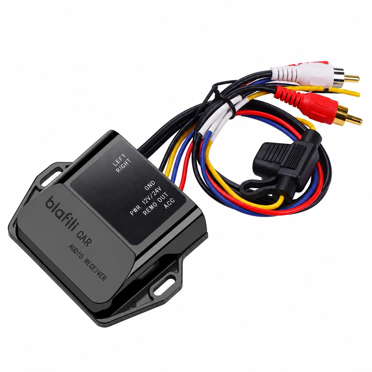 CAR Bluetooth Receiver with RCA Output for Auto, Truck &amp; Marine