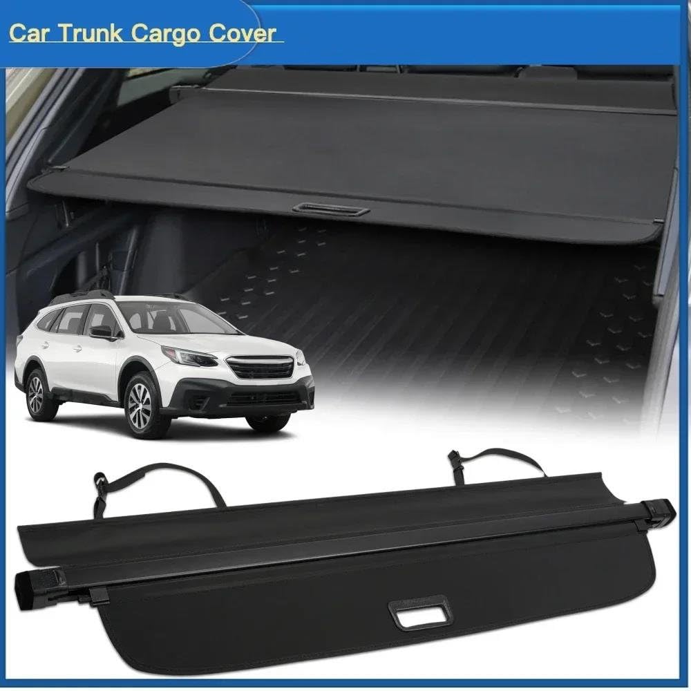 Kofferraumabdeckung für Subaru Outback 2010-2024 Hinten Stamm Lagerung Rack Gepäck Fracht Abdeckung Privatsphäre Sicherheit Schild Versenkbare Vorhang Autozubehör