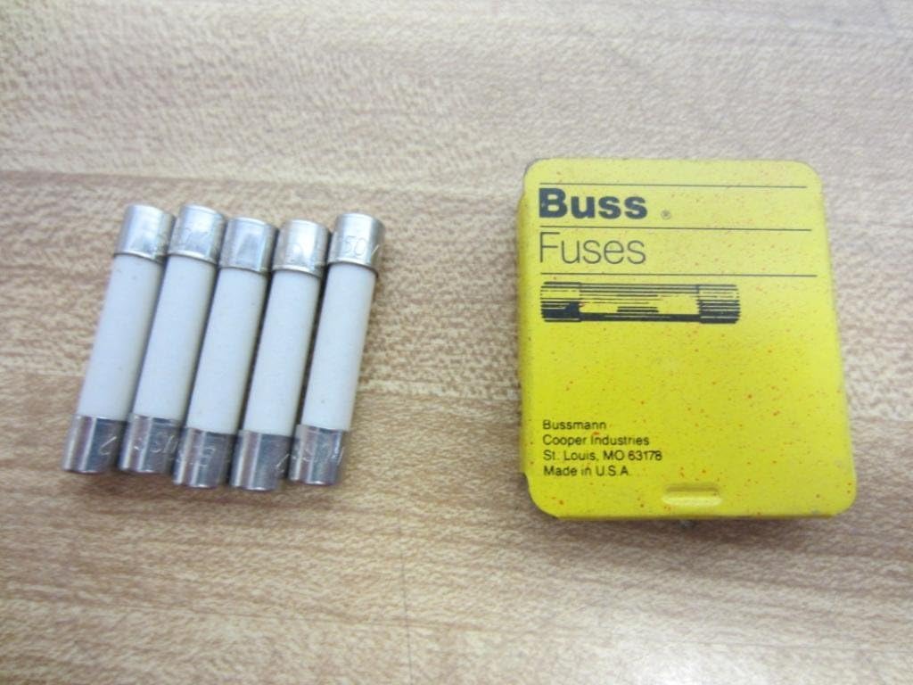 Eaton Bussmann ABC-2 Buss Fuse 2A 250V ABC2 (Pack of 5)