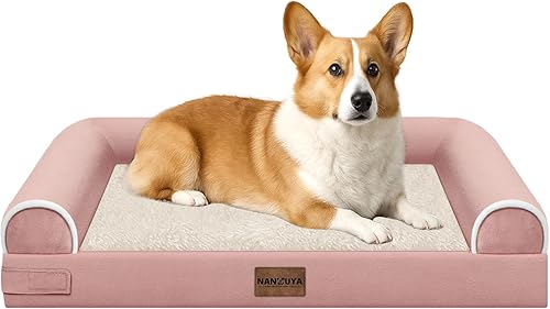 Miniatura 132 de Cama grande para perros ortopédica lavable: camas con almohada XL para perros grandes, sofá de espuma viscoelástica, impermeable, funda extraíble