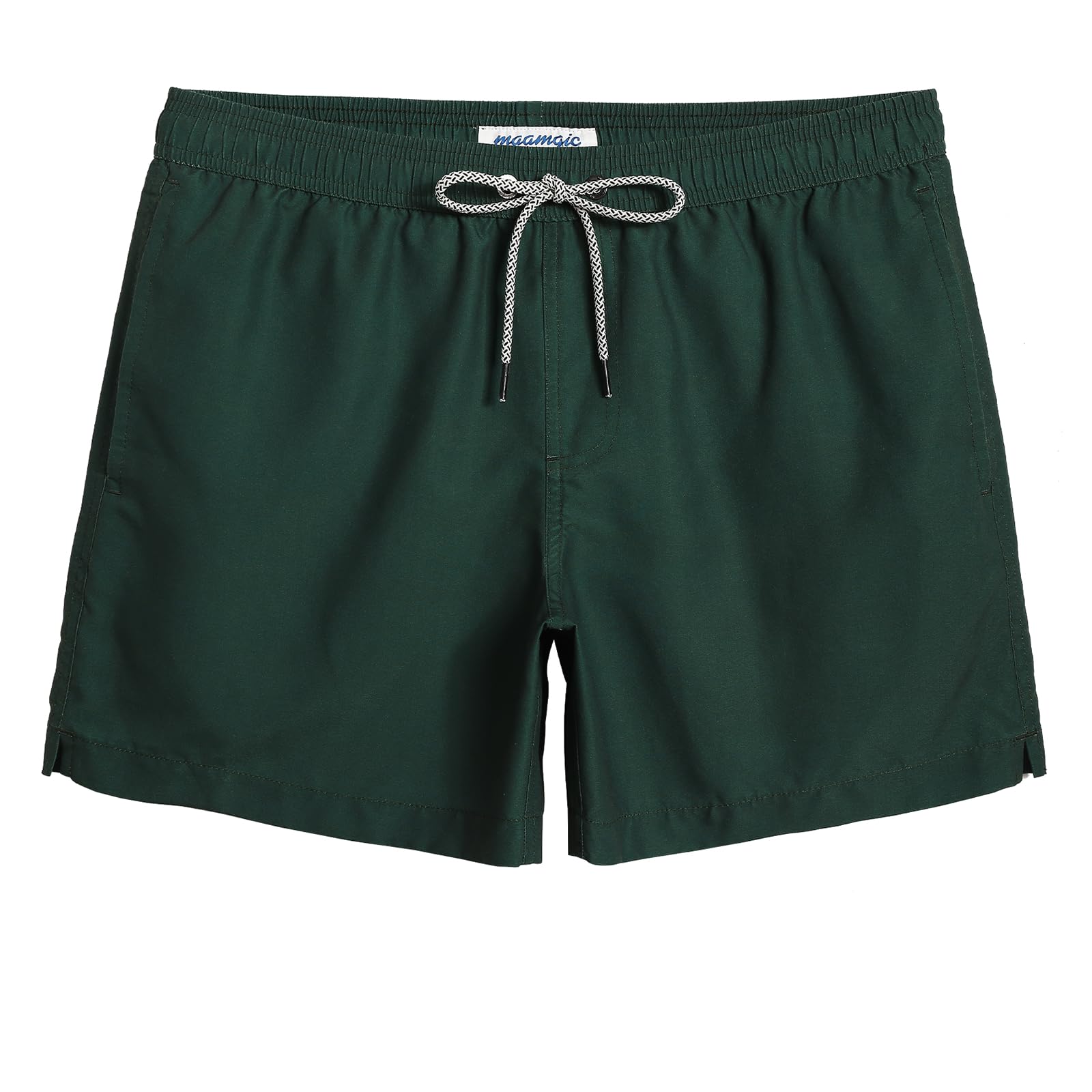 maamgic Mens Swim Trunks 5 Inch with Mesh Liner Breathable for Beach