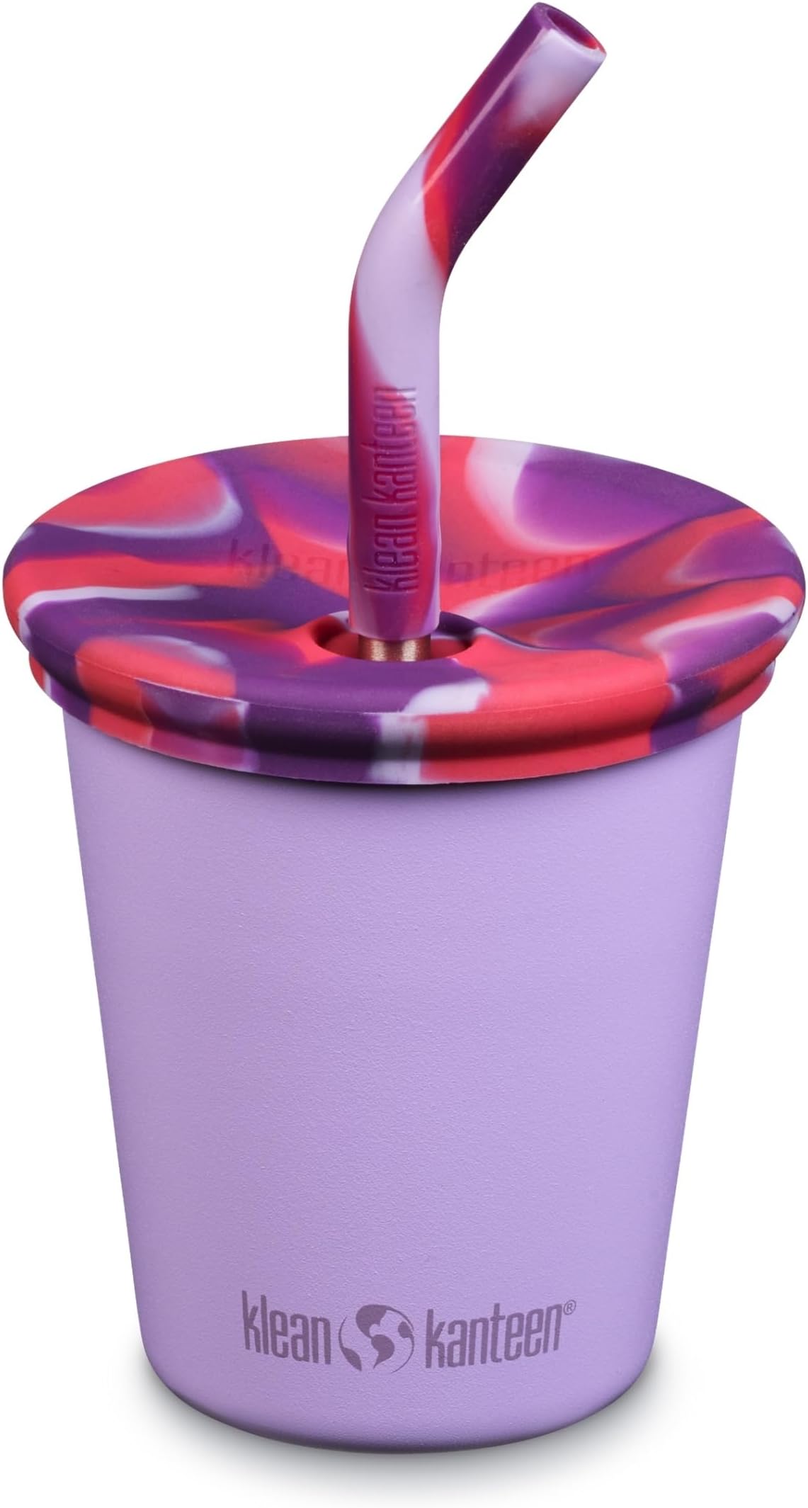 Klean Kanteen 10oz Kid's Cup with Straw Lid - Crocus Petal