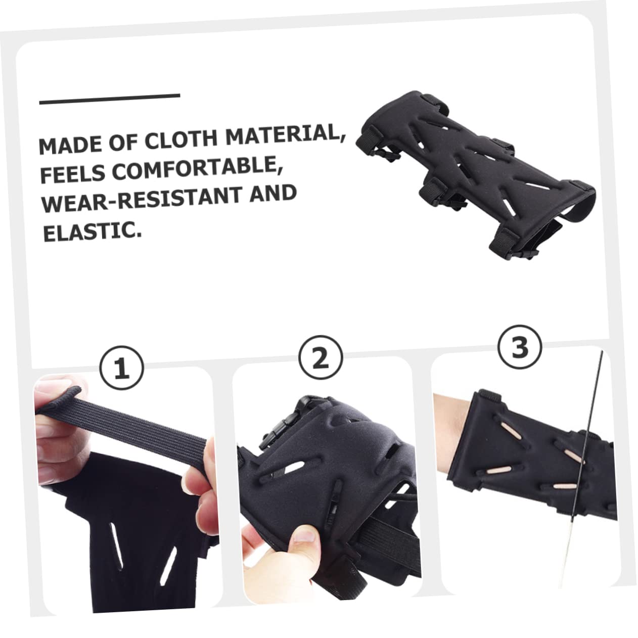 HANABASS Archery Armguard Protective Arm Guards for Hunting Accessories Gear Elastic Armguards Arm Protector