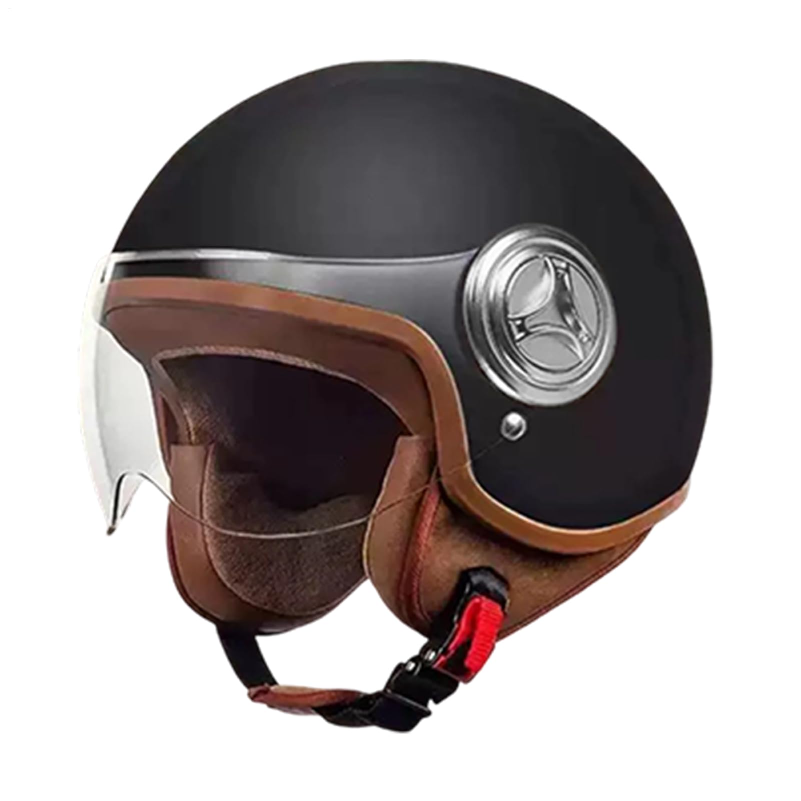 Kask rowerowy dla dorosłych – otwarta twarz kask półskorupowy – wyposażenie ochronne do jazdy na deskorolce, do jazdy na rowerze szosowym, górskim