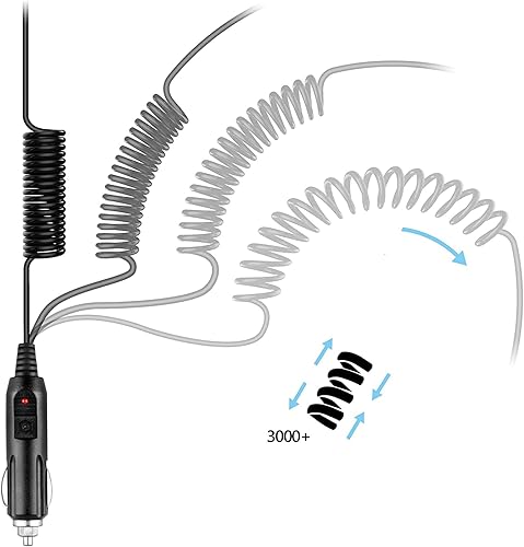 Miniatura 3 de Cargador DC para coche compatible con Uniden Bearcat Radio Scanner SC180 SC180B SC200 Fuente de alimentación