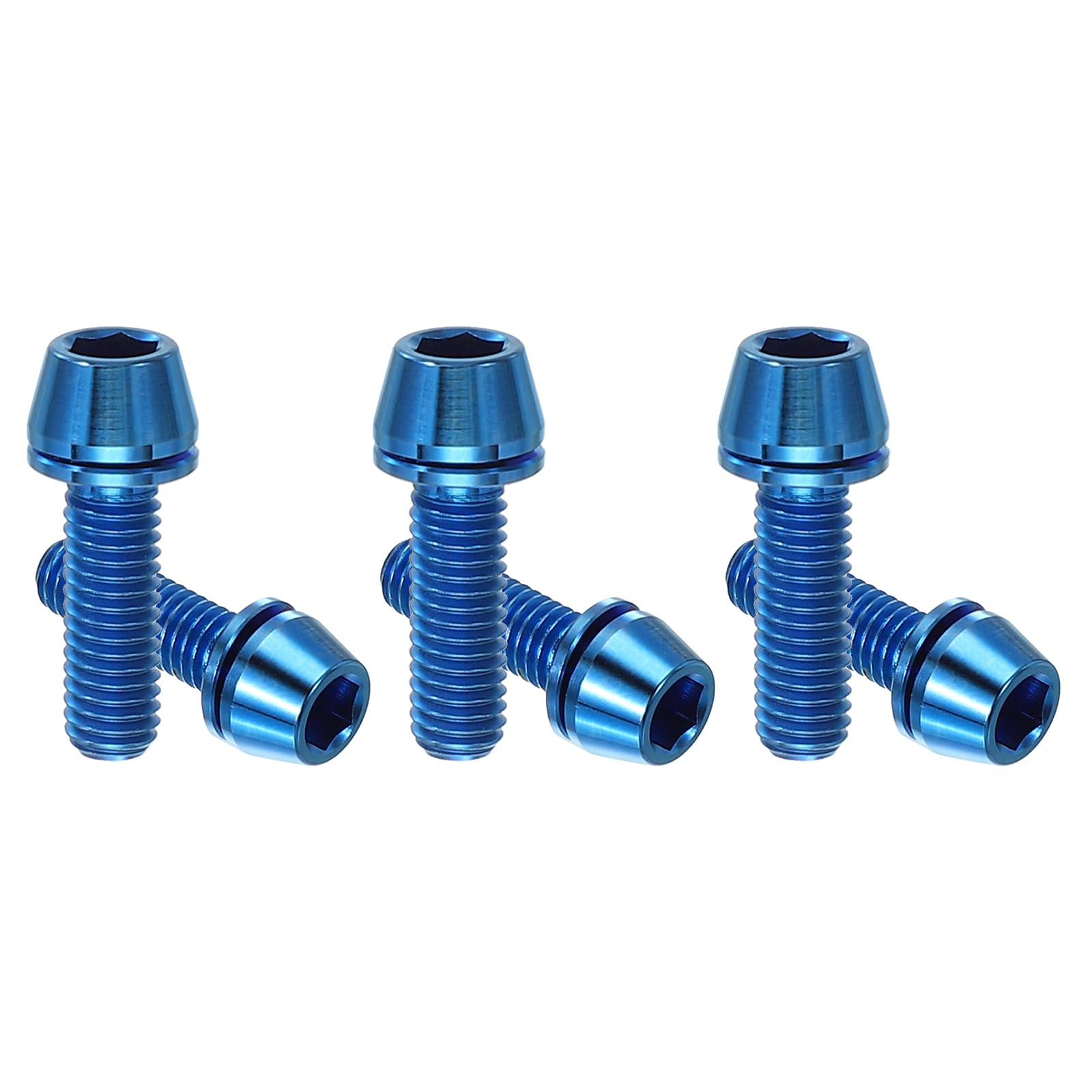 PATIKIL M5x16mm Titanium Bicycle Stem Bolt