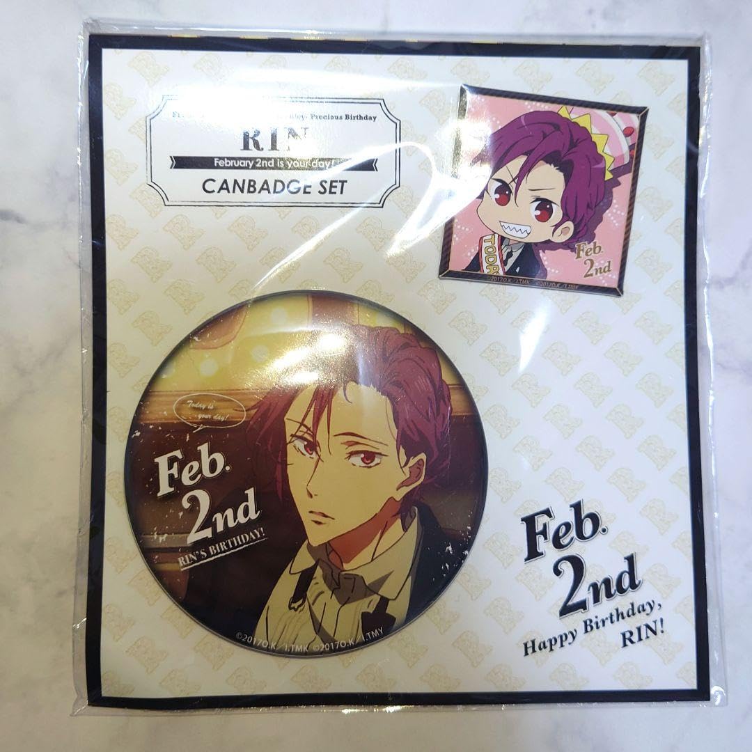 Free! precious Birthday 松岡凛 バースデー 缶バッジ