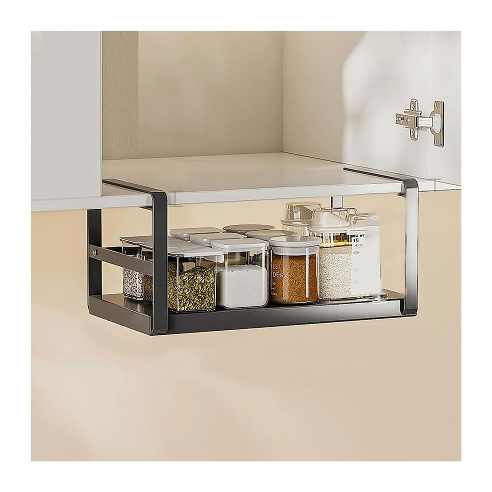 Panier de rangement suspendu télescopique inox cuisine