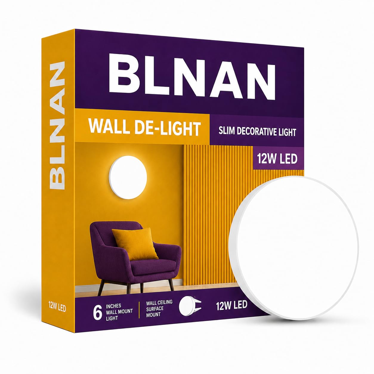 BLNAN Motion Sensor LED Light Sensor Light for Home Indoor with Rechargeable Battery, Wireless Lights for Wall and Cabinet Light for Wardrobe Light Kitchen Cupboard and Hallway Use (White, 1 Pc)-image-13