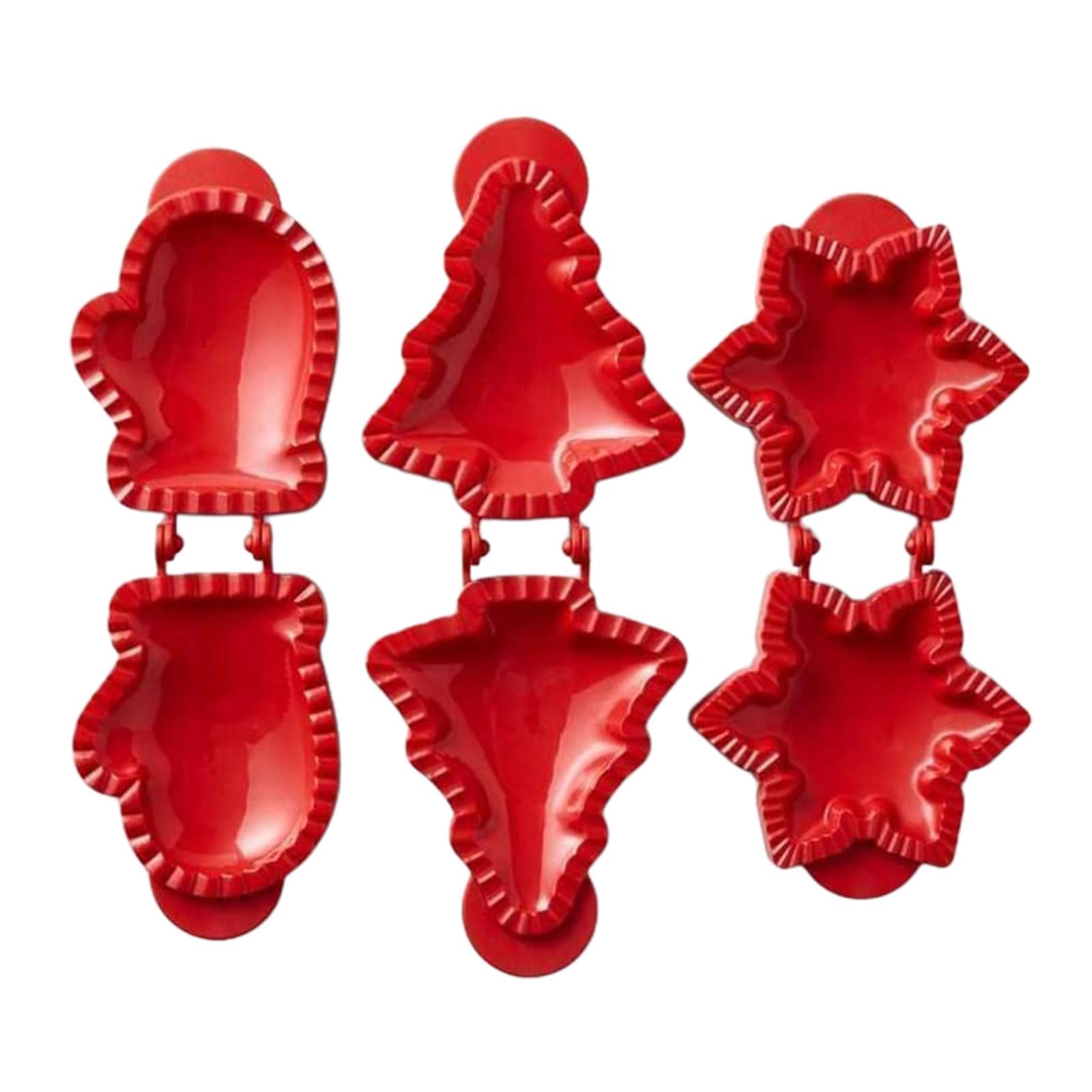 Christmas Tree Snowflake Mittens Hand Pie Molds Autumn Pocket Pie Press Mold Fall Pie Maker Dough Press Mold For Baking