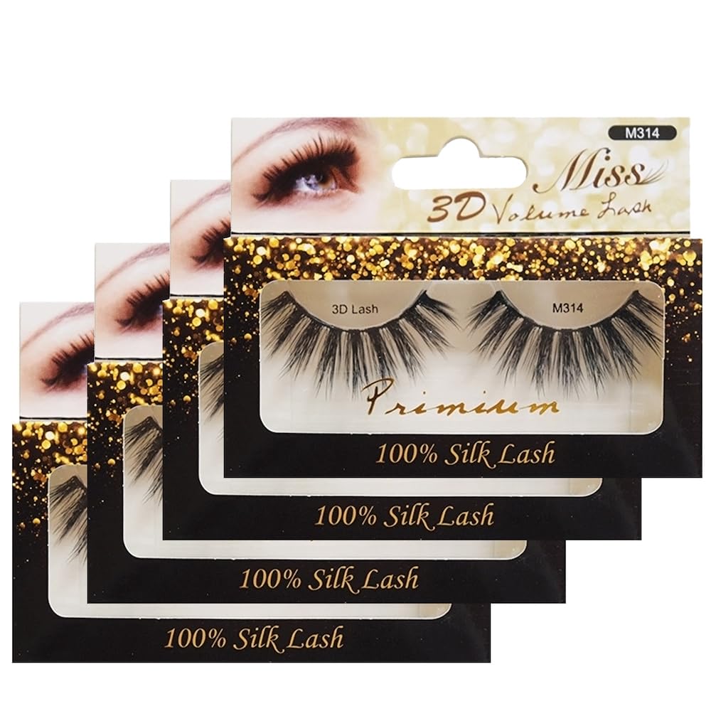 Photo 1 of [4 PACKS] Miss Lashes 3D Volume False Eyelash Extension