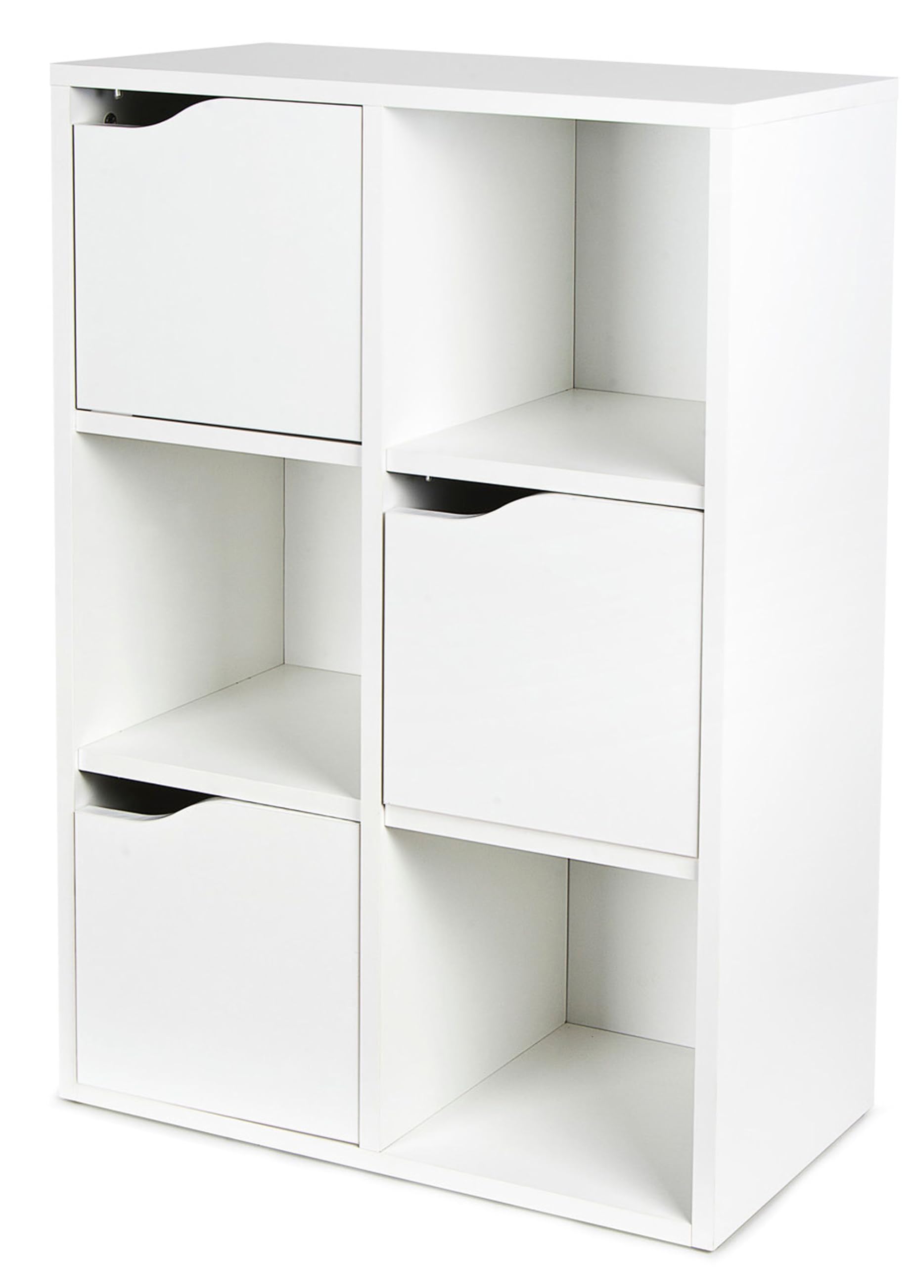 leomark Kubico Slim -Unicorno Rosa - libreria colorata per bambini, libreria, pratico scaffale in stile giocoso, ideale per una sala giochi o una cameretta per bambini Dimensioni: 59,5 x 29 x 89,5 cm