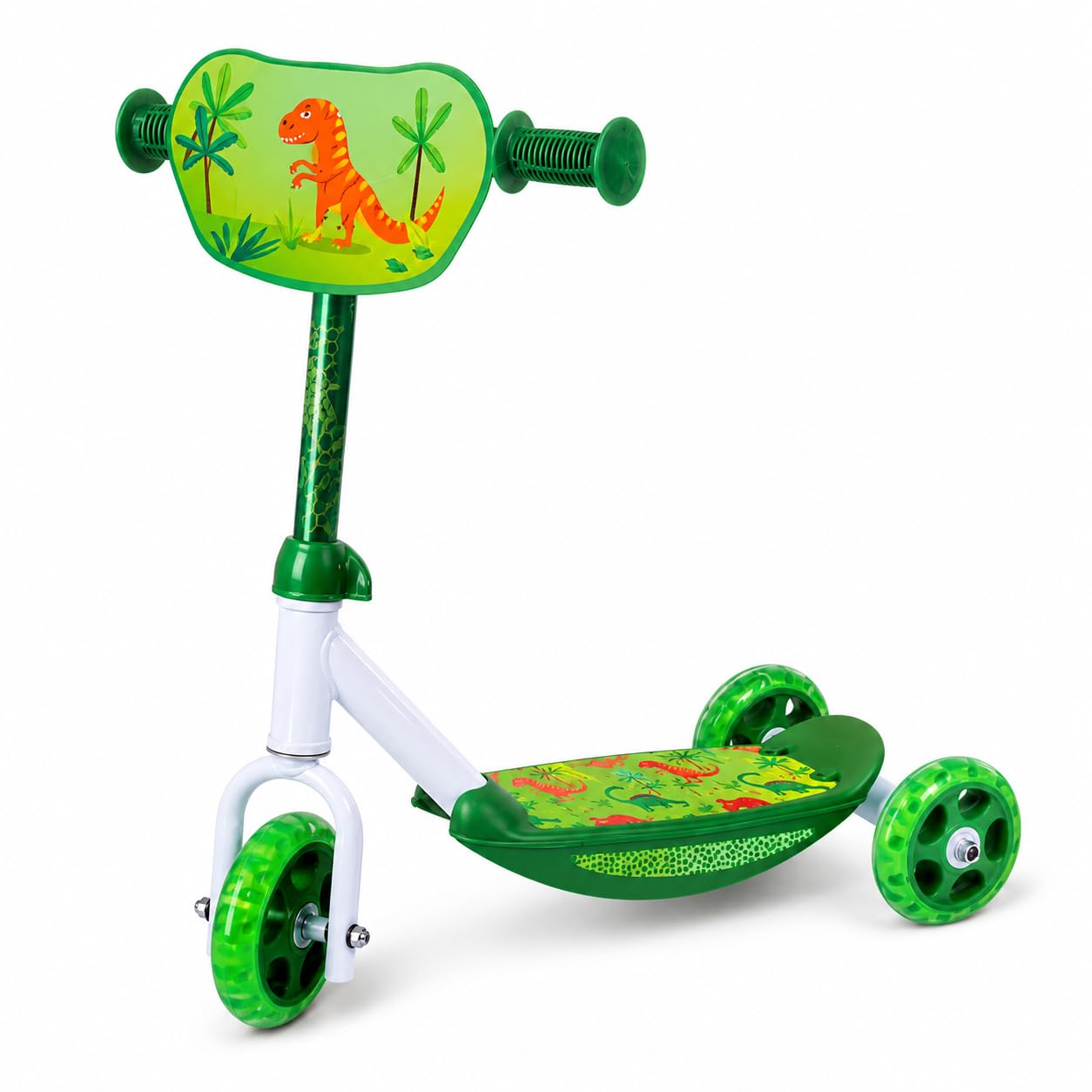 RHMM 3-Wheel Scooter for Kids – Stable Tri-Wheel Kick Scooter, Easy Ride Children’s Outdoor Toy, Balance & Coordination Scooter for Boys & Girls