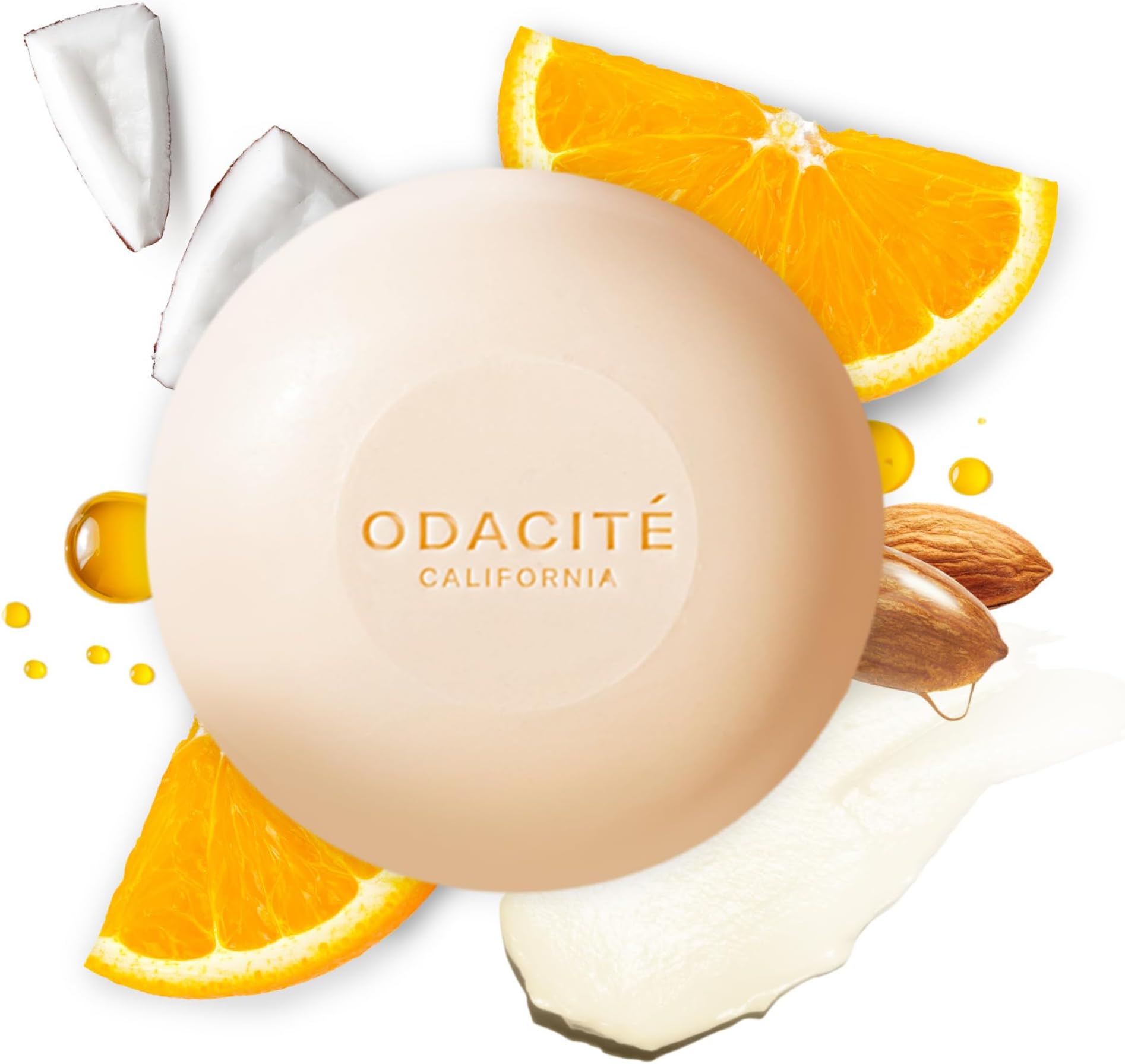 Odacité Shampoo Bar for Hair Care - Argan & Coconut 552M Natural Soap Bar - Cleansing Shampoo to Hydrate & Moisturize Skin 3.7Oz