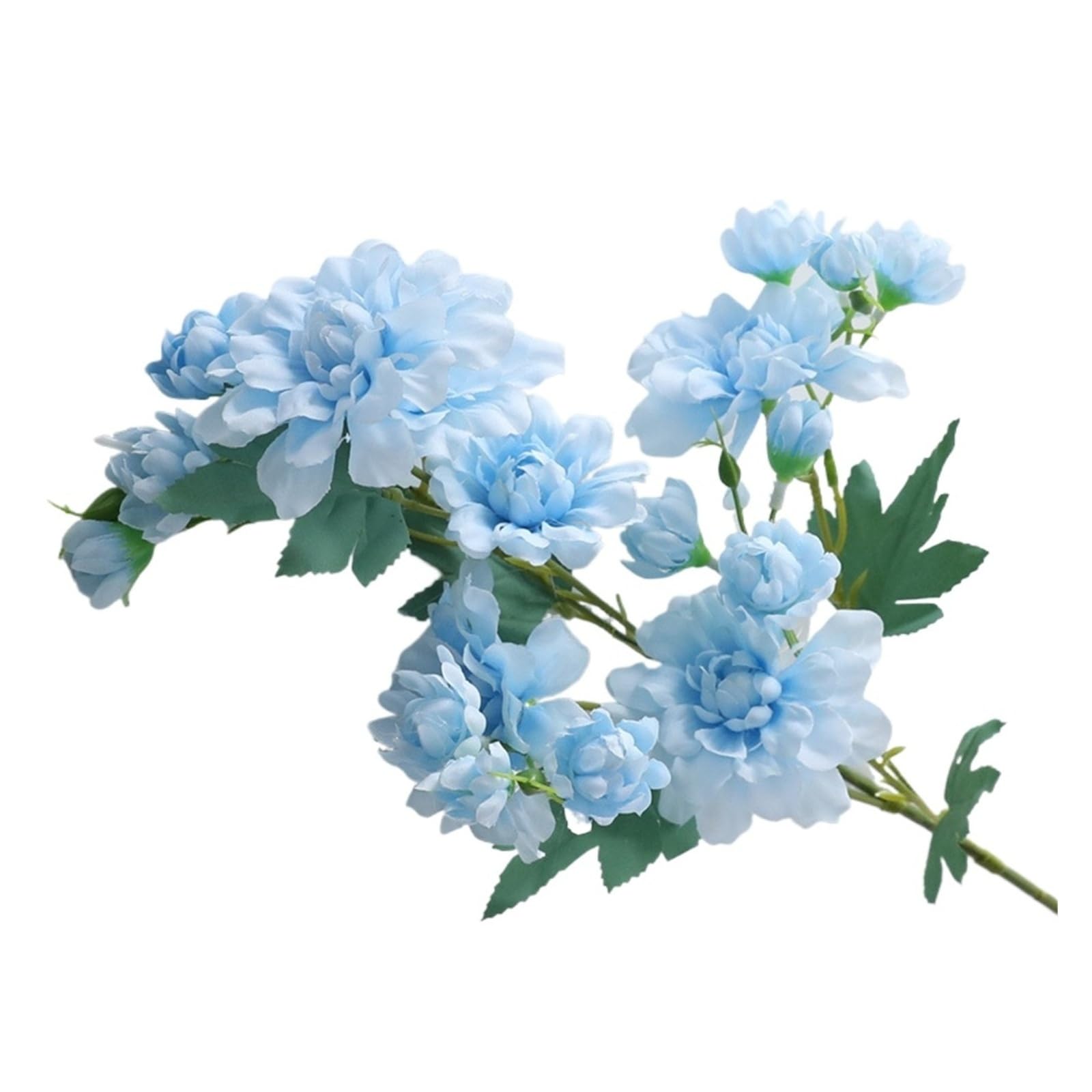 HamPaesk 1pc Artificial Flowers Artificiales Fake Flower For Room Apartment Decor(Blue)