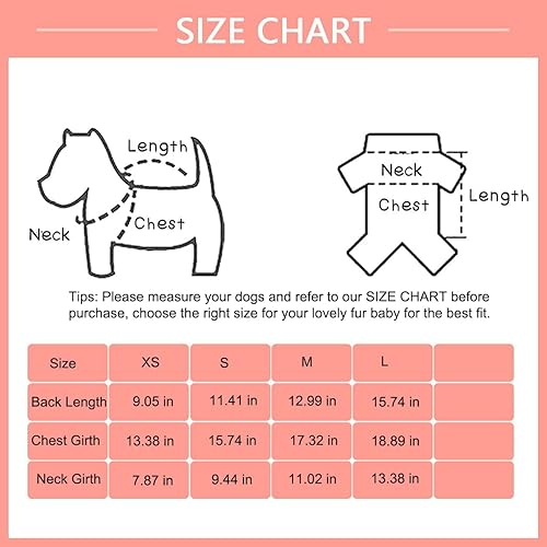 Miniatura 2 de Moorfowl Pijama de forro polar para perros pequeños, overol con estampado de coccinella roja, para cachorros, para chihuahua, Yorkie, Navidad,