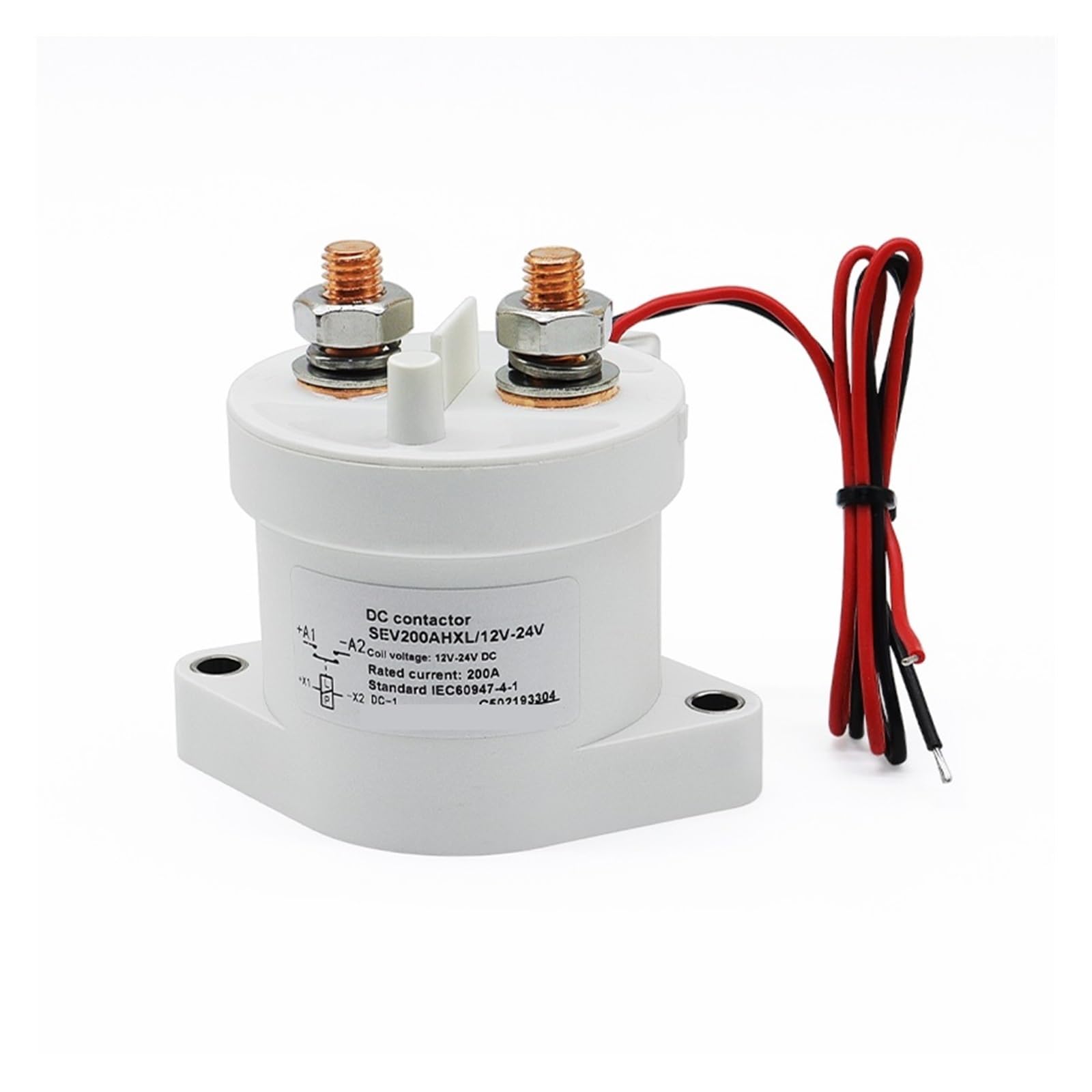 Relais EV200AH contacteur DC 200A haute tension bobine 36V-48V contact 1NO