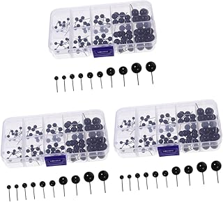 SEWACC 300 Pçs Olhos De Boneca Preta Feltro Animais Ganchos De Crochê De Plástico Olhos De Boneca Em Fio DIY Pelúcia Animal Artesanato Olhos De Boneca Olhos De Segurança Para Crochê