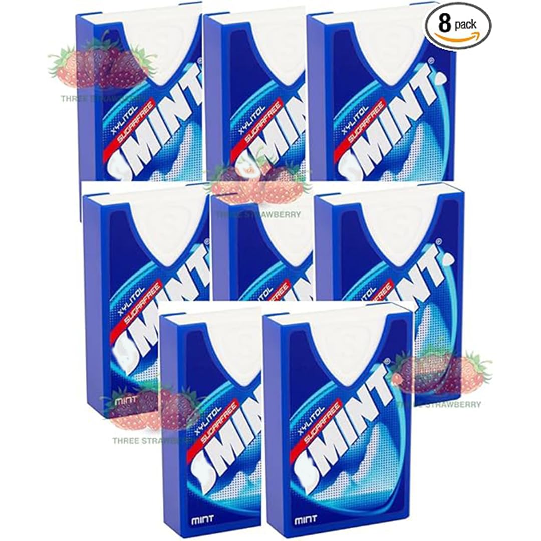 Smint Mint Sugar free Mints 8G (Pack of 8)